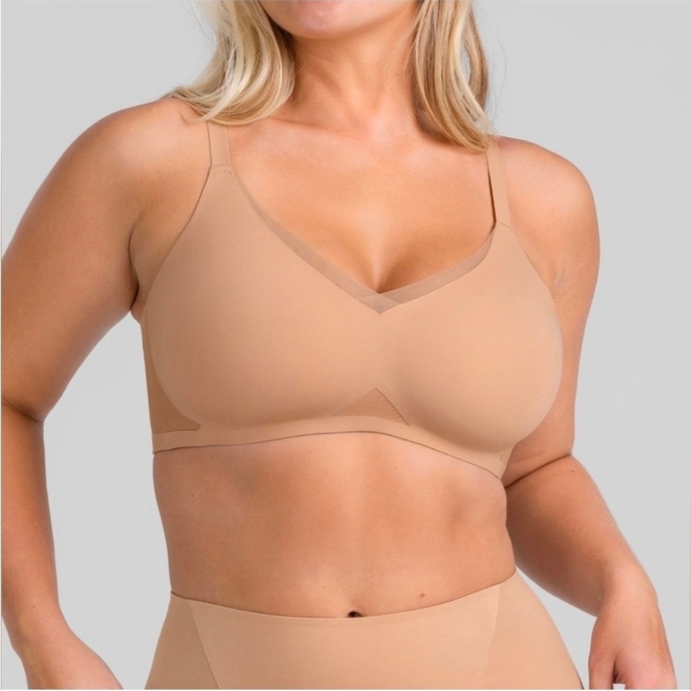 Honeylove CrossOver Bra Beige Medium 36 B/C